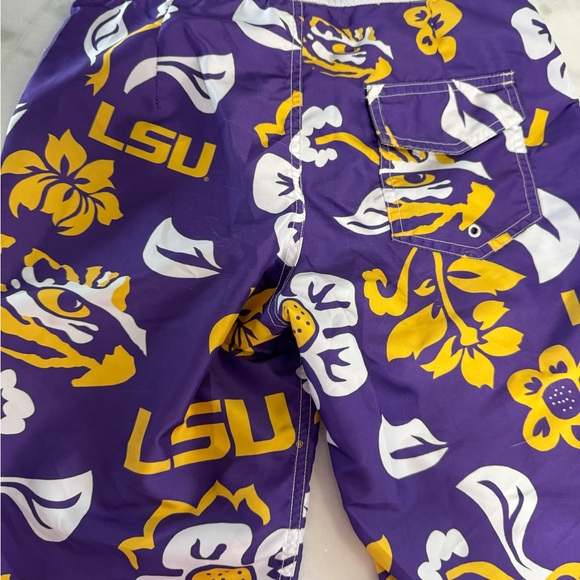 Wes & Willy LSU swim trunks - Picture 3 of 4